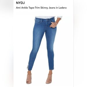 NYDJ Blue Ankle Skinny Jeans